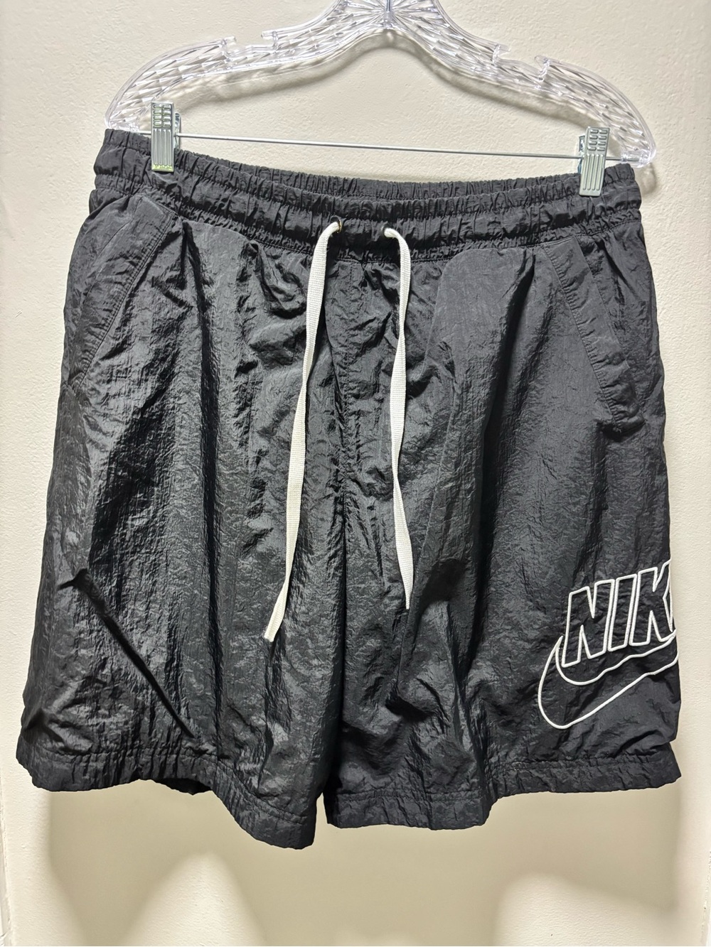 Nike Black Basketball Shorts Size XL Black Lined Preowned Pristine No Call Outs